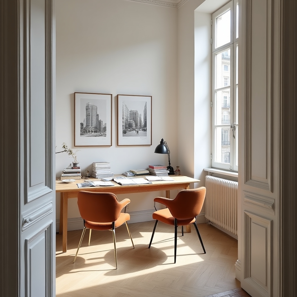 Spazio di lavoro dello studio Elvoqen Hub a Milano